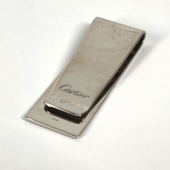 CARTIER logo Wallet Money clip SS Silver - Picture 7 of 12